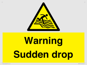Warning Sudden drop